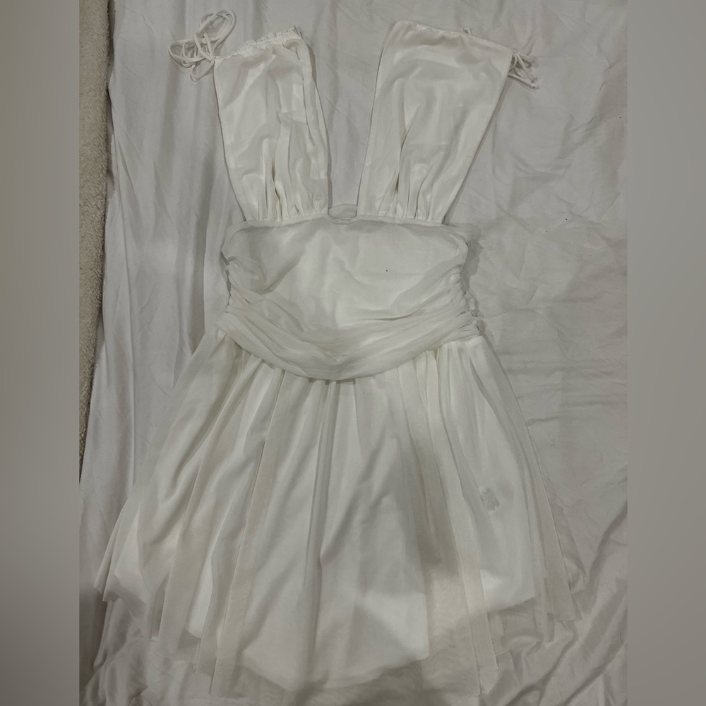 12th Tribe Short White Dress